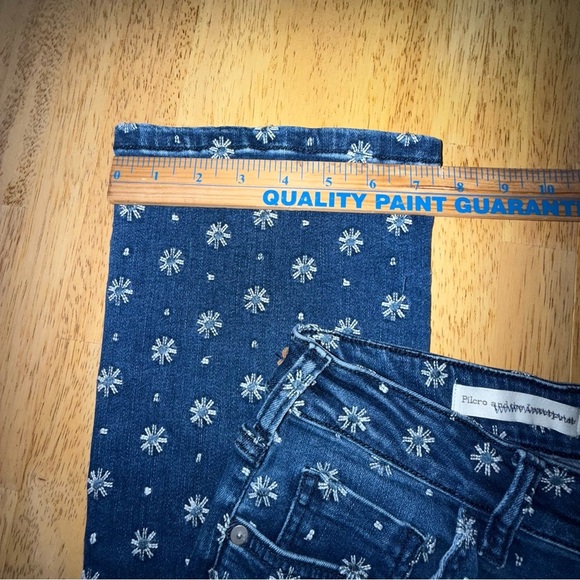 Anthropologie Pilcro embroidered Women's high rise cropped bootcut size 29 Jeans - Picture 12 of 14